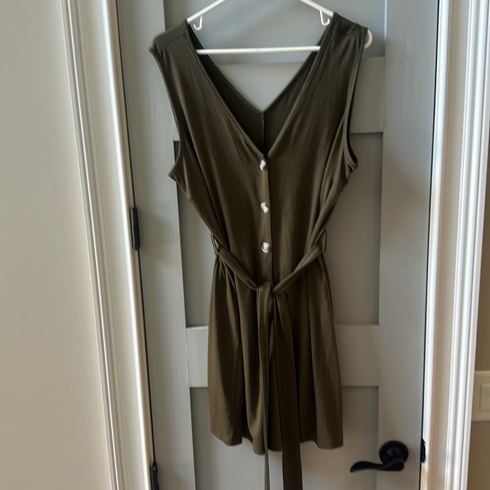 Never worn hunter green romper